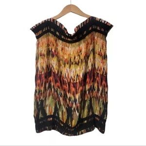 Vintage Jean Paul Gaultier Maille Femme Pleated Blouse Sleeveless Top, Sz L, EUC